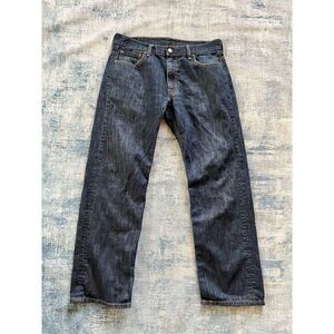 Levi's Dark Wash 569 Loose Straight Fit Jeans Men's 34 x 31